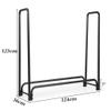 Sturdy Iron Firewood Rack with Simple Design view 2