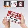 KAXW Nevaeh's Parking Only Decorative 3-Gang Light Switch Wall Plate view 3