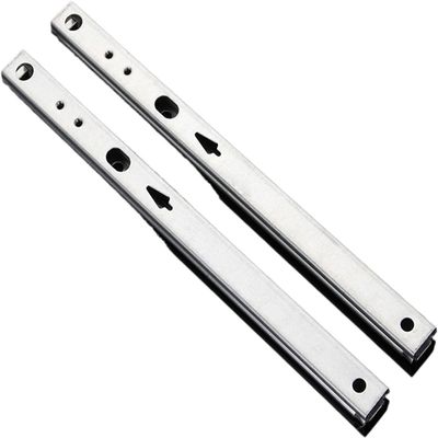 17 mm Full-Extension Steel Ball-Bearing Drawer Slides, 15 in (374 mm), 1 Pair