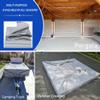 LDQBF PVC Tarp, 4.5 x 9.5 m, 460 g/m², Gray view 3
