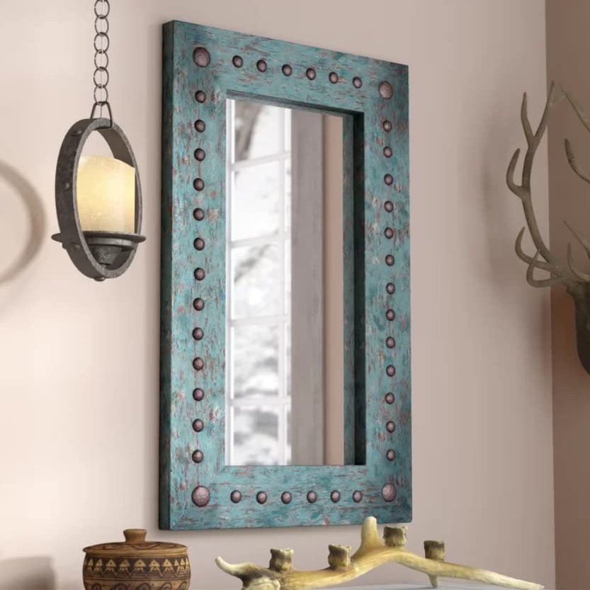 Rustic Farmhouse Bathroom Vanity Wall Mirror