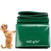 LDQBF Waterproof PVC Cover Tarp, 0.5 x 43.5 m, 460 g/m², Green view 1