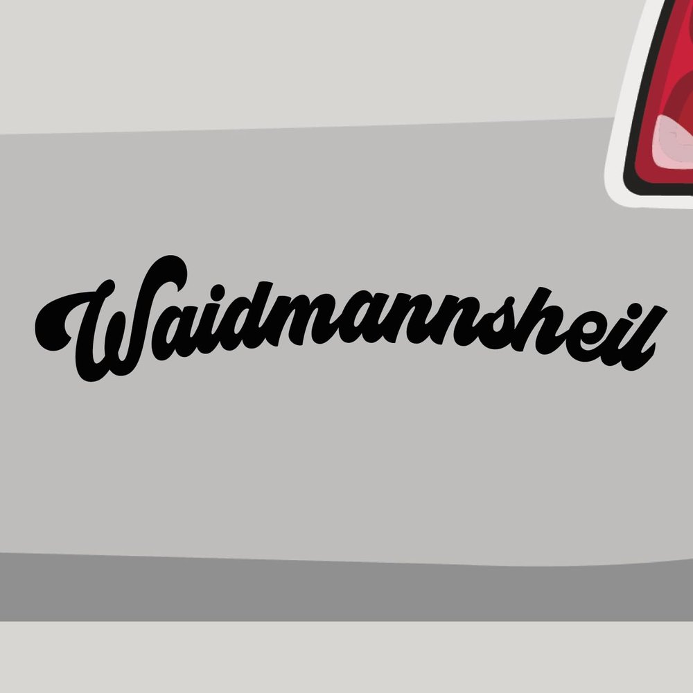 Waidmannsheil Hunting Sticker – Copper, 20 x 4 cm