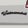 Waidmannsheil Hunting Sticker – Copper, 20 x 4 cm view 1