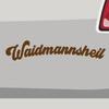 Waidmannsheil Hunting Sticker – Copper, 20 x 4 cm view 2