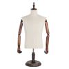 AITEKODVG Adjustable Male Mannequin Torso with Arms and Stand, Adult, Size M view 1