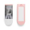 WYUSPGK Adjustable Portable Fill Light Holder with Phone Stand, Snowy Train Tracks Print, Three Light Modes and Built-In Mirror view 1
