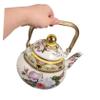 MAGICLULU 1.5 L Vintage Enamel Tea Kettle view 3