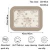 Dish Drying Mat, Quick-Drying Absorbent Kitchen Counter Mat, 30 x 40 cm view 2