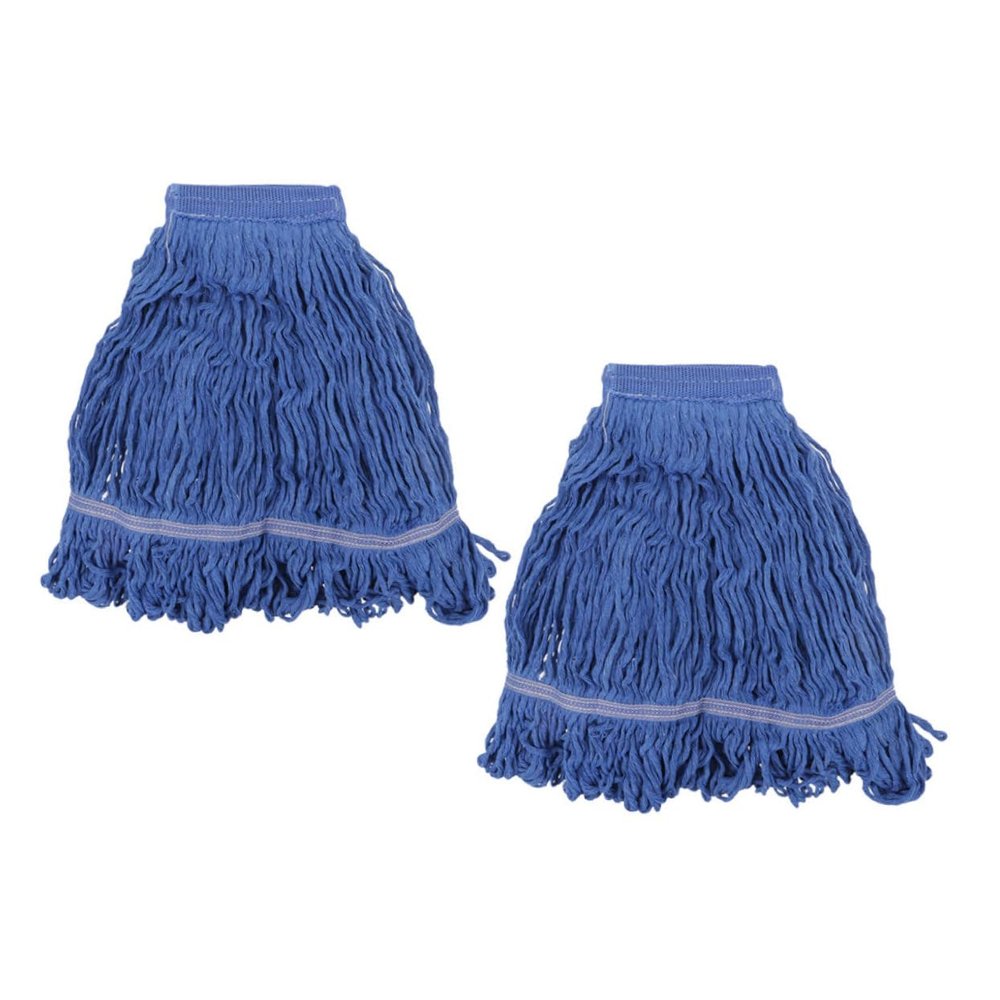 Ciieeo 2-Pack Water-Absorbent Cotton Replacement Mop Heads