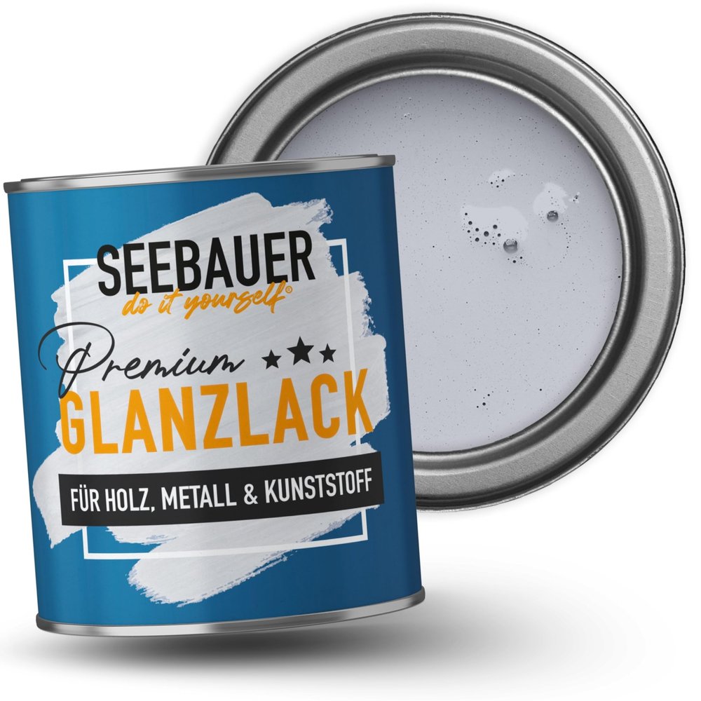 SEEBAUER diy Gloss Paint Purple 750 ml for Interior & Exterior (No. 917 Cosmic Dust) — Furniture Paint Without Sanding