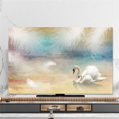 Treer TV Dust Cover, Universal Elastic Screen Protector for 32–80 in TVs and PC Monitors, 55 in, Natural Scenery 3