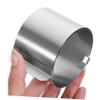 PRETYZOOM Adjustable Stainless Steel Mousse Ring, Round, 1 pc, Silver view 4
