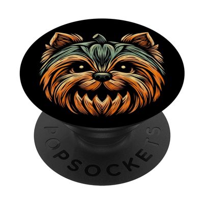 Yorkshire Terrier Jack-O'-Lantern Halloween Yorkie PopGrip