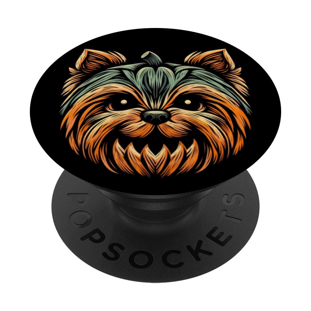Yorkshire Terrier Jack-O'-Lantern Halloween Yorkie PopGrip