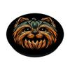 Yorkshire Terrier Jack-O'-Lantern Halloween Yorkie PopGrip view 2