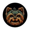 Yorkshire Terrier Jack-O'-Lantern Halloween Yorkie PopGrip view 3