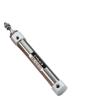 CDJ2B10 CDJ2B16 Mini Pneumatic Air Cylinder, Stainless Steel Pin-Type Cylinder, 10/15/20/25/30/35/40/50/100/125 mm Stroke (60 mm Stroke, 16 mm Bore) view 2