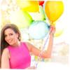 MOLUCKFU 1-Roll Rainbow Ribbon for Gift Wrapping, Balloon Decorations, Weddings, Birthdays, and Crafts view 2
