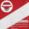 2-Pack Surgical Caps for Women and Men, Ponytail Hair Nets, Christmas Baubles and Snowflake Design view 2