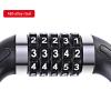 LSHIJI Bike Combination Cable Lock, 1.2 m, 5-Digit Anti-Theft Steel Cable Lock view 4
