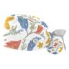 FQURFHY 2-Pack Women's Surgical Caps with Satin Lining, Bird Branch view 1