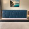 DOSYCOVUR Full Headboard Cover, Soft Velvet, Washable and Stretchable, Padded, Navy, 220 cm view 1