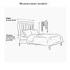 DOSYCOVUR Full Headboard Cover, Soft Velvet, Washable and Stretchable, Padded, Navy, 220 cm view 3