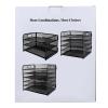 2-Pack 5-Tier Metal Document Trays, A4, Black view 4