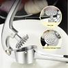 SPXTOM Ginger and Garlic Crusher, Stainless Steel Garlic Press view 3