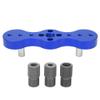 Aluminum Alloy Dowel Drilling Guide for 6, 8, and 10 mm Holes view 1