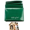 LDQBF Waterproof PVC Canvas Tarp, 6.5 x 10 m, 460 g/m², Green view 1