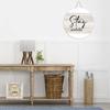Rustic Welcome Sign “Test Me, Lord, And Try Me, Examine My Heart And My Mind” view 4