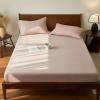 Luxury Egyptian Cotton Fitted Sheet for Double Beds, 180 x 200 cm, Deep Pink, Fits Mattresses up to 25 cm view 1