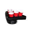 Inflatable Halloween and Christmas Party Game Hat, Black PVC view 1