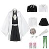 KHHK Anime Demon Kanroji Mitsuri Cosplay Costume Kimono Outfit for Adults and Children (M, White) view 1