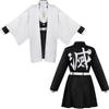 KHHK Anime Demon Kanroji Mitsuri Cosplay Costume Kimono Outfit for Adults and Children (M, White) view 4