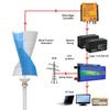 2 kW 24 V Vertical Helix Savonius Wind Turbine with Charge Controller view 2