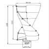 2 kW 24 V Vertical Helix Savonius Wind Turbine with Charge Controller view 3