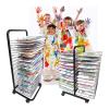 Mobile Metal Art Storage and Drying Rack view 4