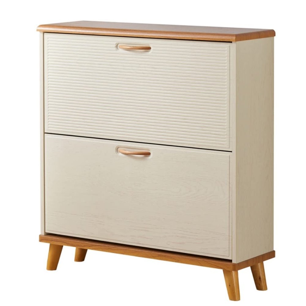 Modern Wooden Shoe Cabinet with 2 Doors