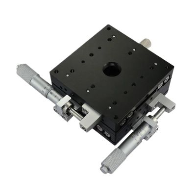 LUJIAYA XY Axial Manual Translation Stage LY125-L/R/C, Optical Translation Stage with Cross-Roller Guide (LY125-L)
