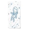 Oudrspo Blue 5 Cat Towels, Cat Flying in Space, Ultra-Soft Bathroom Towels, Face Towels for the Kitchen, Blue (30.5 x 69.5 cm) view 1