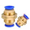 HUJWLBWF 20-Piece Pneumatic Push-In Bulkhead Union Connector Set, PM-6 view 1