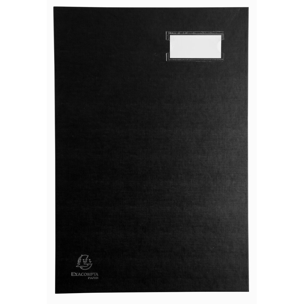 Exacompta Ref. 57021E Executive Signature Folder, 20 Compartments, Black, 24 x 35 cm