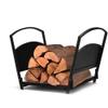 GLJTUO Indoor Firewood Rack, Heavy-Duty Holder with Kindling Holder view 1