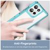 TailTech Case for Motorola Moto G75 5G, Transparent Acrylic, Turquoise view 4