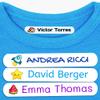 100 Iron-On Name Labels for Clothing – Washer- and Dryer-Safe view 1