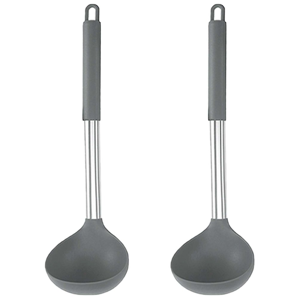 2-Piece Silicone Soup Ladle Set, 30 cm