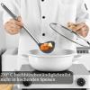 2-Piece Silicone Soup Ladle Set, 30 cm view 3